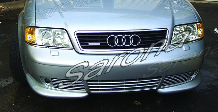 Custom Audi A6  Sedan Front Add-on Lip (1998 - 2004) - $249.00 (Part #AD-005-FA)